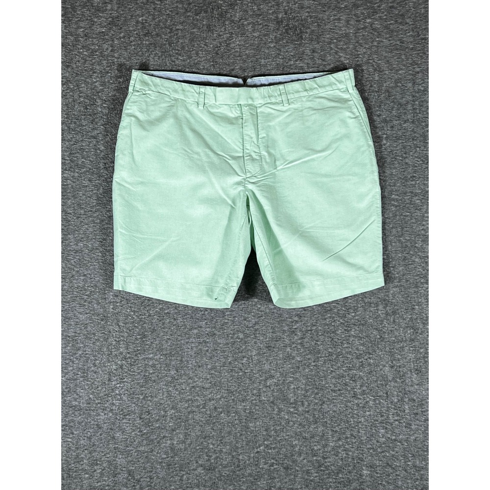 Polo Ralph Lauren Mens Mint Green Oxford Cotton Chino Shorts Size 42 Classic Fit
